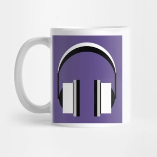 Headphones in Ultra Violet Mug